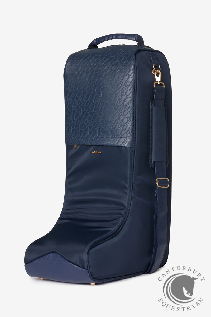 LeMieux Luxe Boot Bag Navy