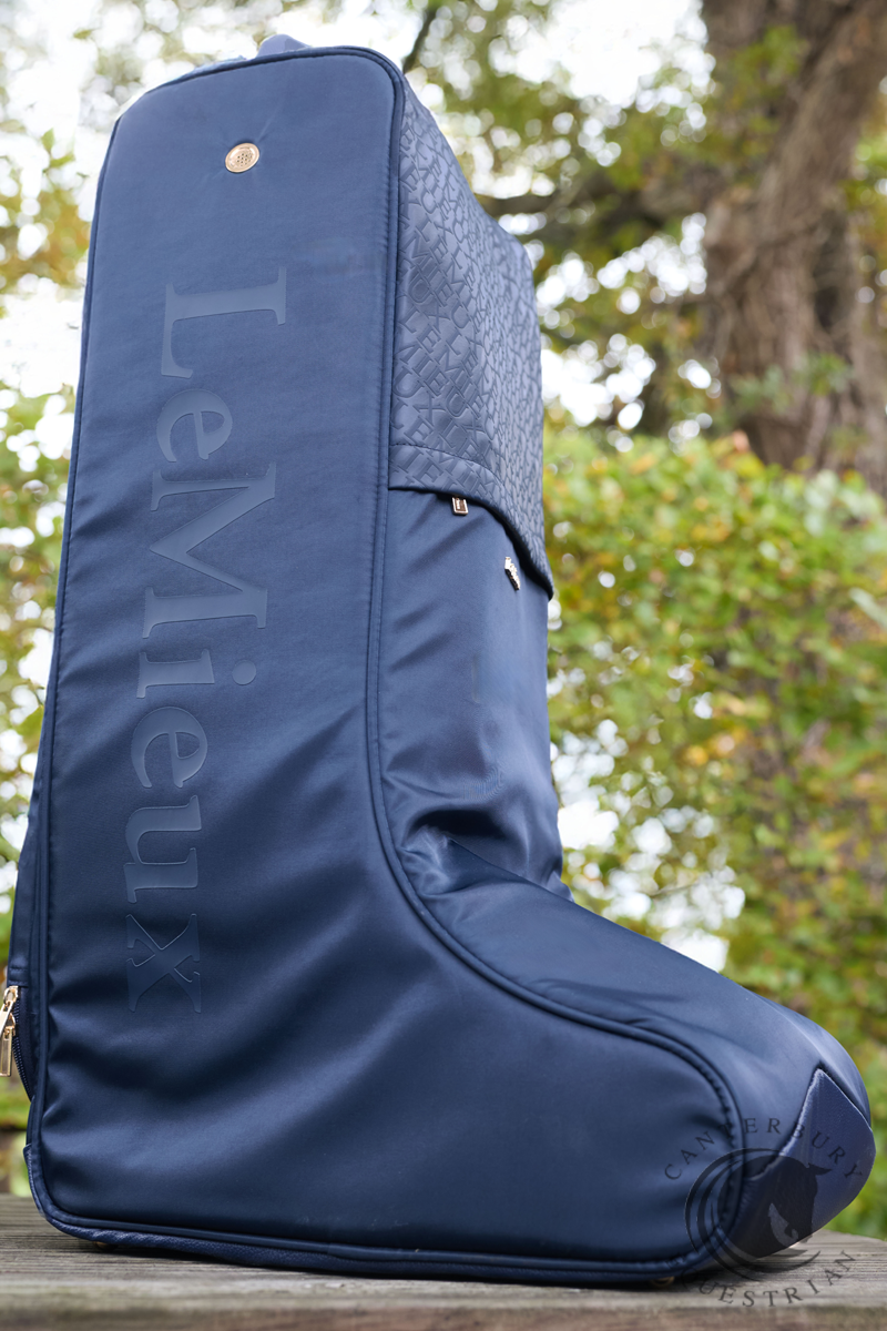 LeMieux Luxe Boot Bag Navy