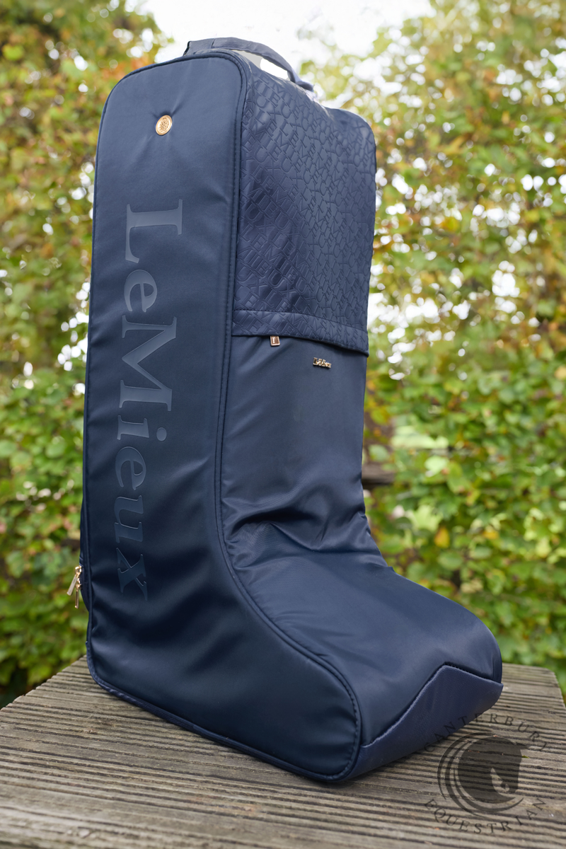 LeMieux Luxe Boot Bag Navy