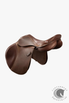 PE Lyon Leather Close Contact Jump Saddle Brown