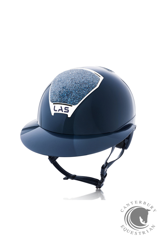 LAS OPERA CRYSTAL LV Helmet Blue - Blue /Cromo/Crystal Blue Hem / Medium