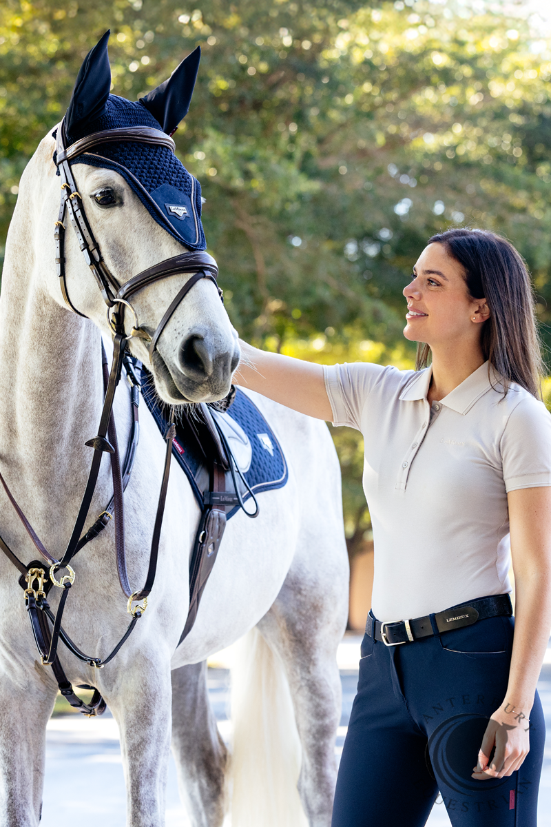 LeMieux Puissance Suede CC Pad Navy