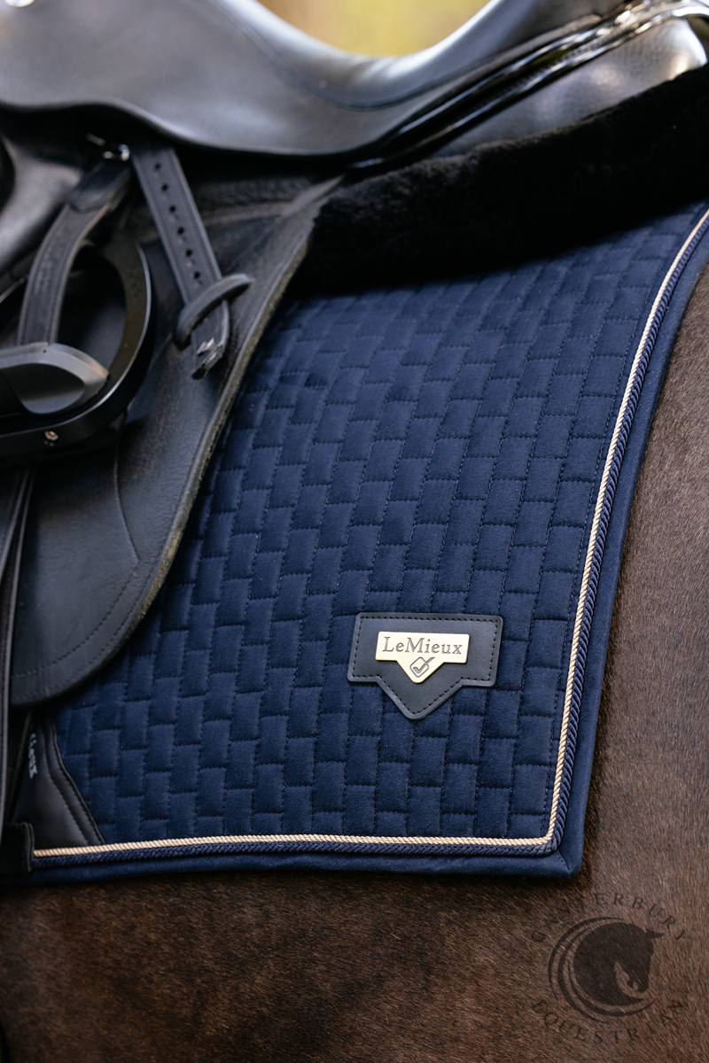 LeMieux Puissance Suede Dressage Pad Navy