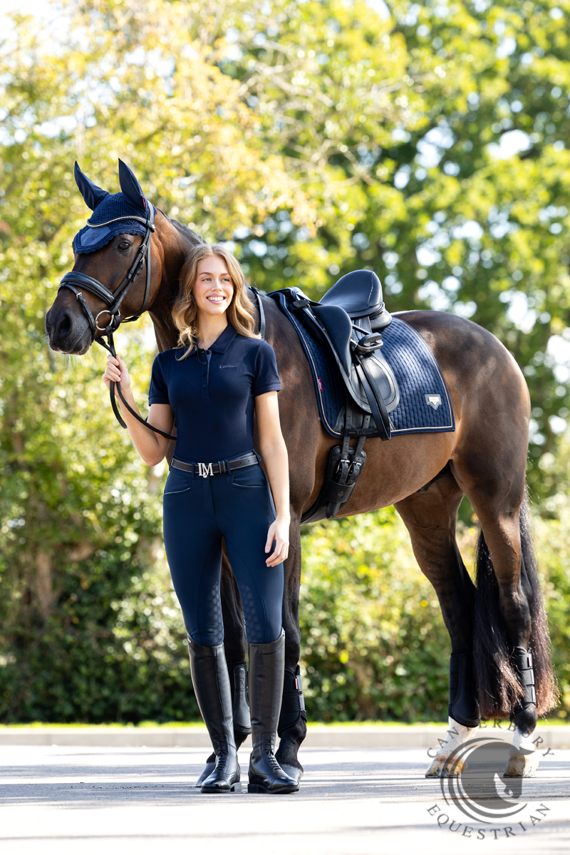 LeMieux Puissance Suede Dressage Pad Navy