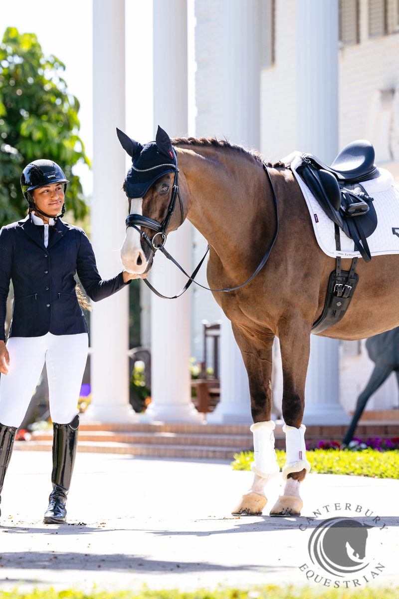 LeMieux Puissance Suede Dressage Pad White