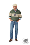 R.M. Williams Heritage 1/4 Zip Sweatshirt Spruce Green