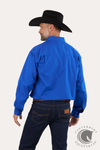 Ringers Western King River Mens Full Button Work Shirt Royal Blue