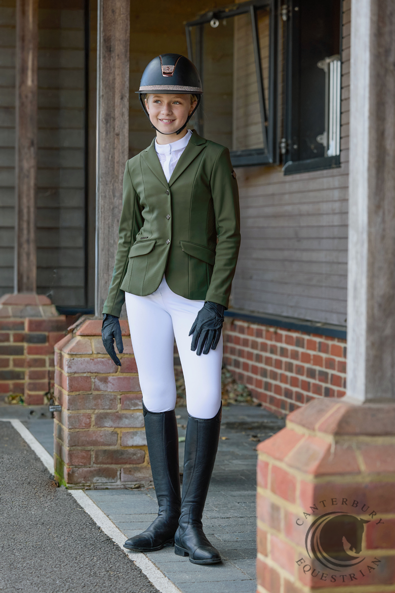 LeMieux Young Rider Kennedy Show Jacket Pine Green