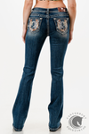 Grace in LA Horse Shoe Modify Bootcut Jeans