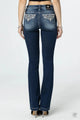 Miss Me Silver Web Bootcut Jeans
