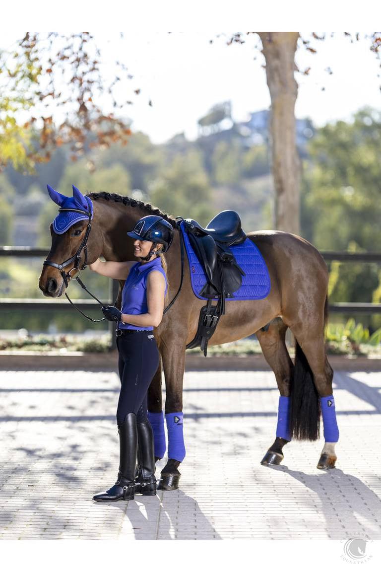 LeMieux Carbon Mesh Dressage Square Bluebell