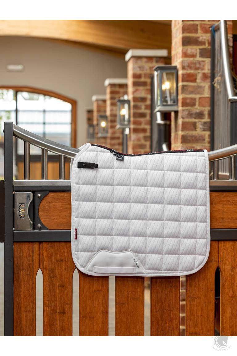 LeMieux Carbon Mesh Dressage Square White