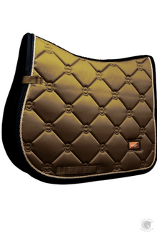  Equestrian Stockholm Jump Saddle Pad Golden Brass