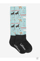 LeMieux Harlow Pony Print Footsie Blue Topaz