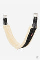 LeMieux Fleece Lined Anatomic Girth Black/Natural