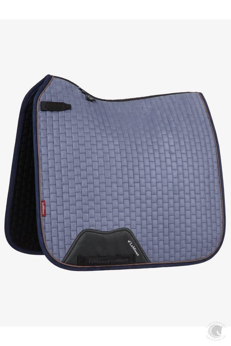 LeMieux Classique Suede Dressage Square Jay Blue