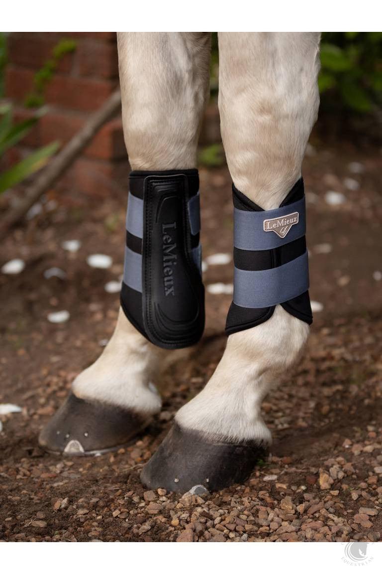 LeMieux Grafter Brushing Boots Jay Blue