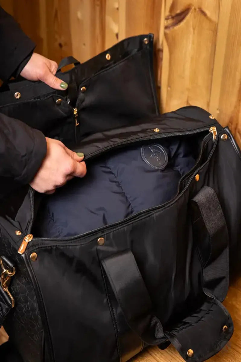 LeMieux Luxe Show Jacket Duffle Bag Black