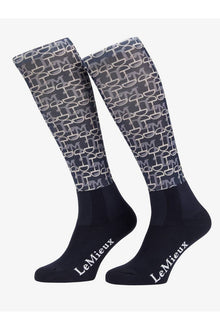  LeMieux Footsie Socks Florence Navy
