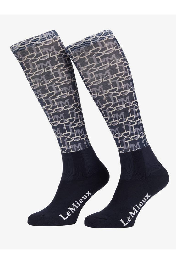 LeMieux Footsie Socks Florence Navy