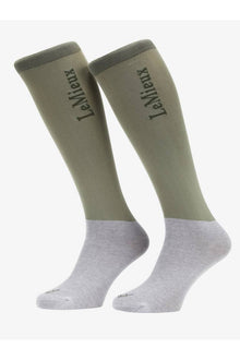  LeMieux Competition Socks 2 Pack Fern