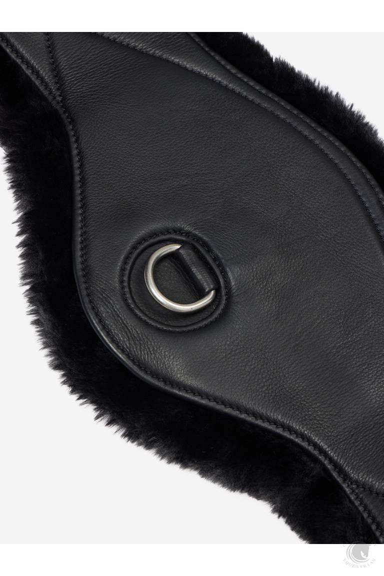 LeMieux Arika Simuwool Contoured Dressage Girth Black