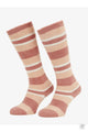 LeMieux Sabrina Stripe Fluffies Socks Apricot