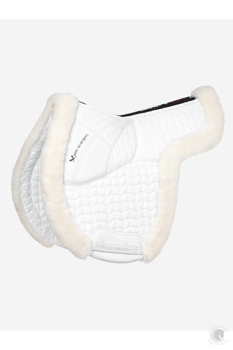 LeMieux Merino+ ProSorb Hunter Saddle Pad White/White