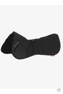  LeMieux ProSorb Plain 3 Pocket Quilted Half Pad Black