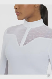  LeMieux Emily Long Sleeve Show Shirt White