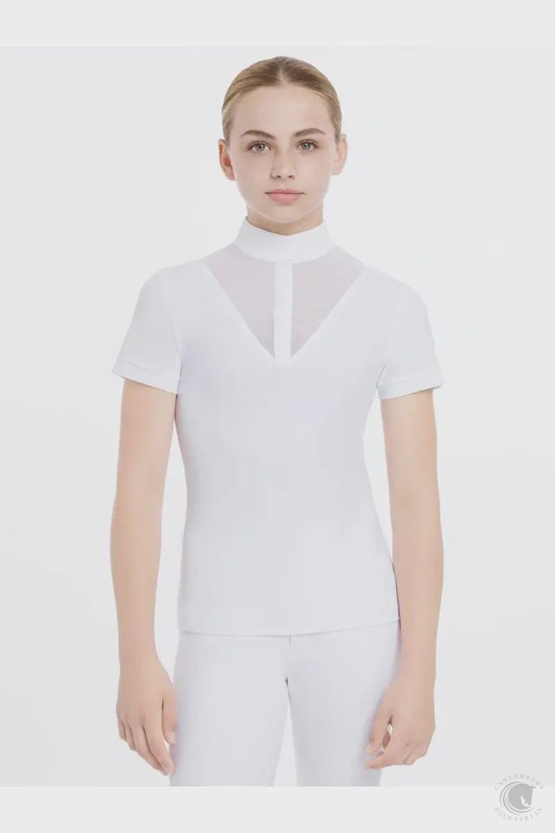 LeMieux Eva Short Sleeve Show Shirt White