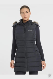  LeMieux Harper Longline Puffer Gilet Navy