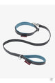 LeMieux Toy Dog Leather Collar and Lead Ice Blue/Black