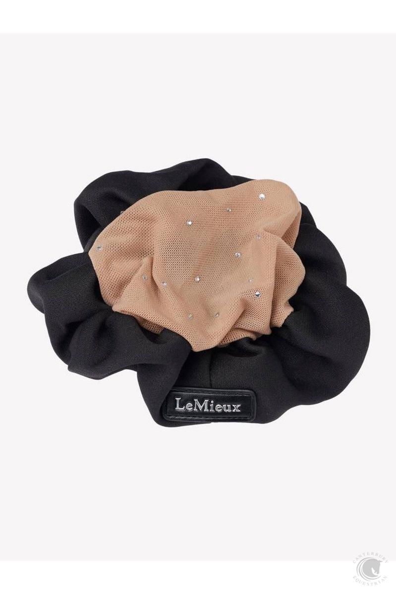 LeMieux Scrunchie with Crystal Hair Net Black/Blonde