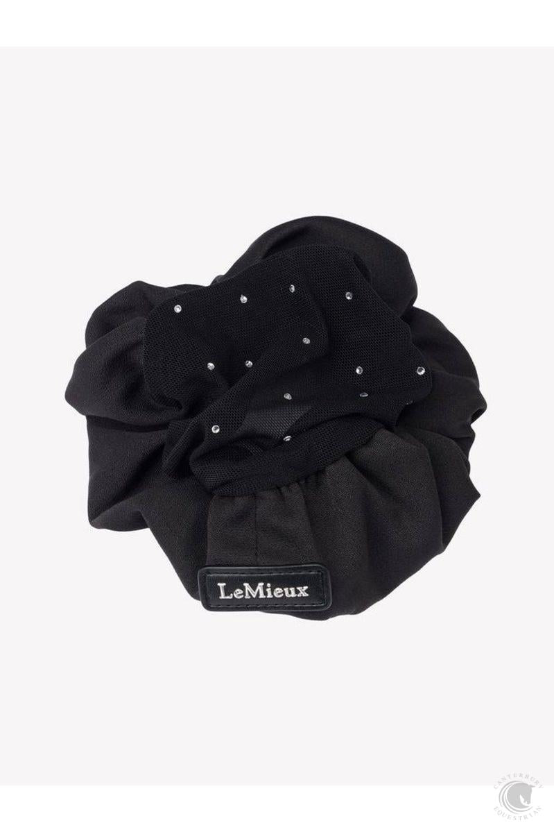 LeMieux Scrunchie with Crystal Hair Net Black/Black