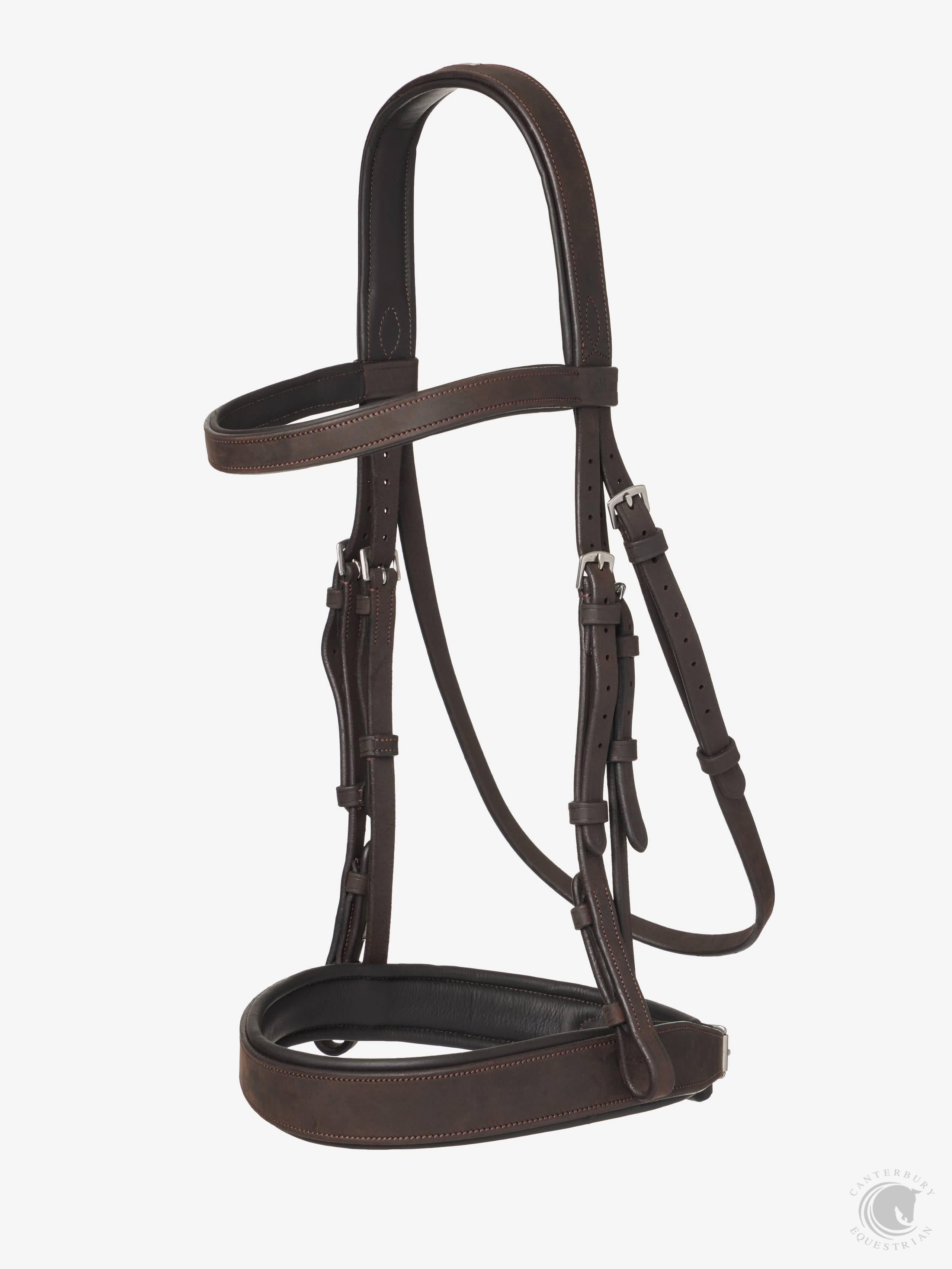 LeMieux Flat Hunter Bridle Havana