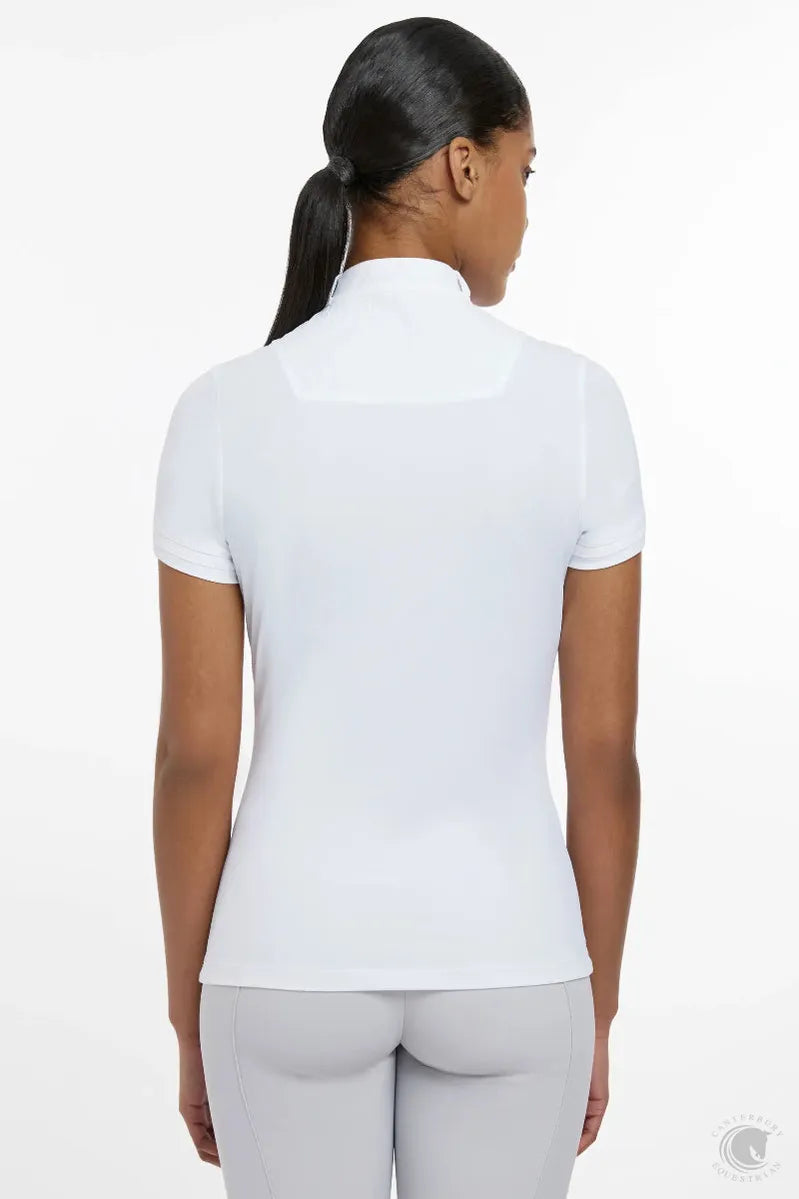 LeMieux Sophia Short Sleeve Show Shirt White