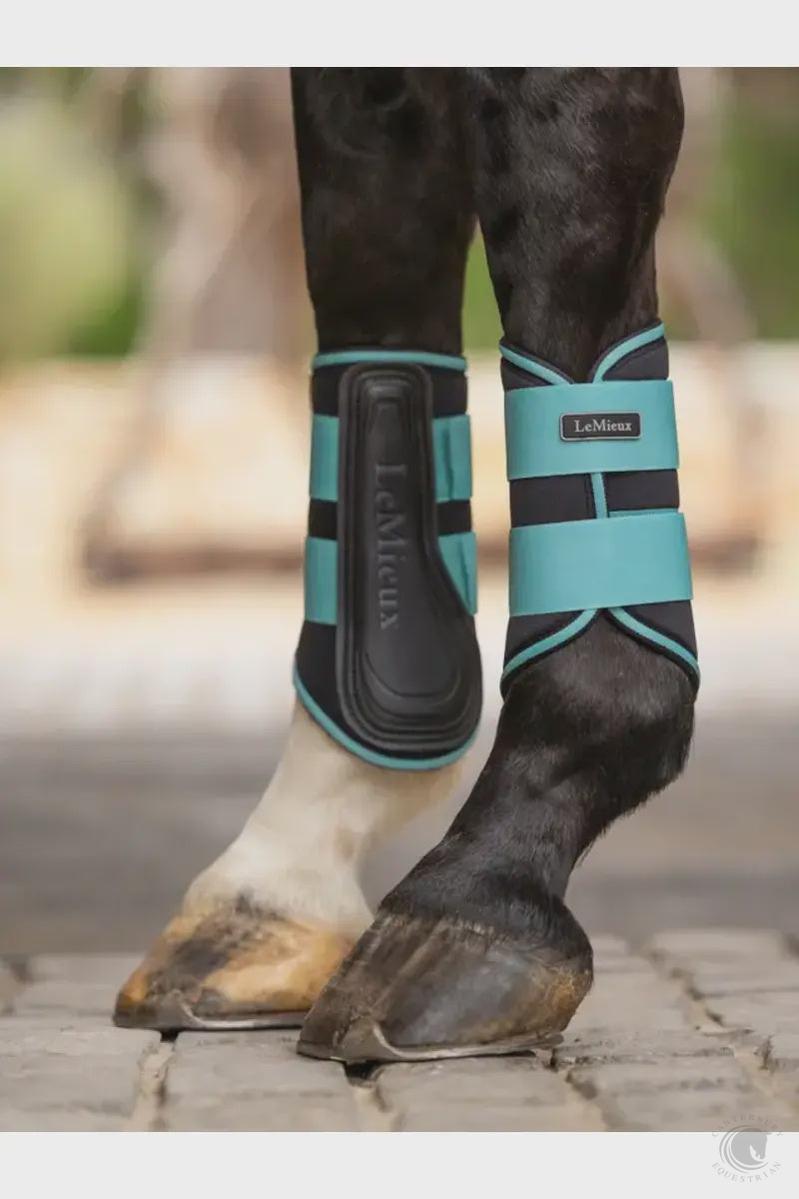 LeMieux Grafter Brushing Boots Lagoon