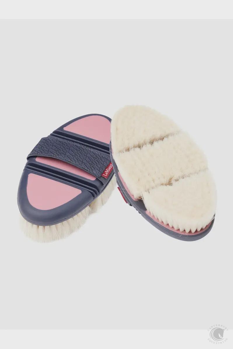 LeMieux Flexi Goat Hair Body Brush Peony