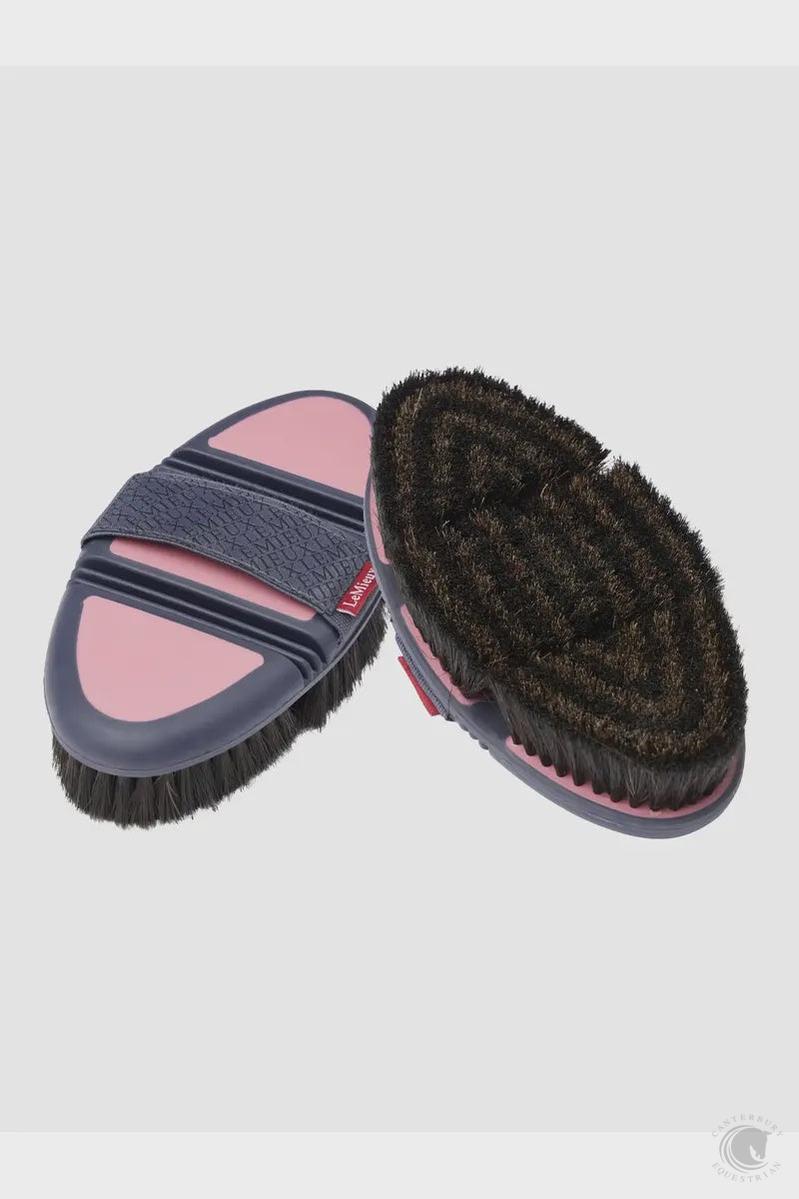 LeMieux Flexi Horse Hair Body Brush Peony