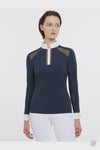 LeMieux Camille Long Sleeve Show Shirt Navy