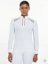 LeMieux Camille Long Sleeve Show Shirt White