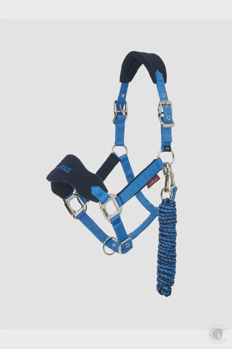 LeMieux Vogue Headcollar and Lead Benetton Blue