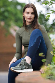  LeMieux TRAX Waterproof Trainers Khaki