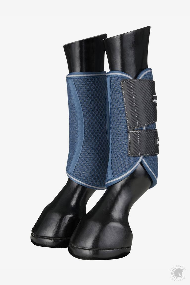 LeMieux Carbon Mesh Wrap Boots Blue