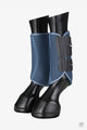LeMieux Carbon Mesh Wrap Boots Blue
