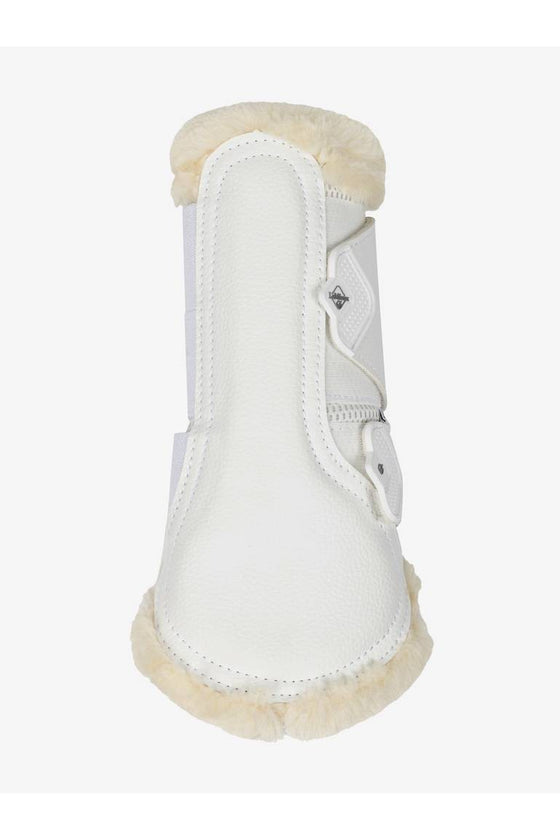 LeMieux Fleece Edged Mesh Brushing Boots White