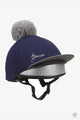 LeMieux Pom Hat Silk Navy