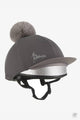 LeMieux Pom Hat Silk Slate Grey
