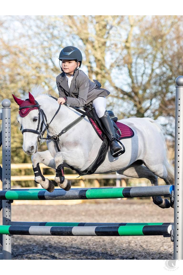 LeMieux Junior Pro Fly Hood Burgundy